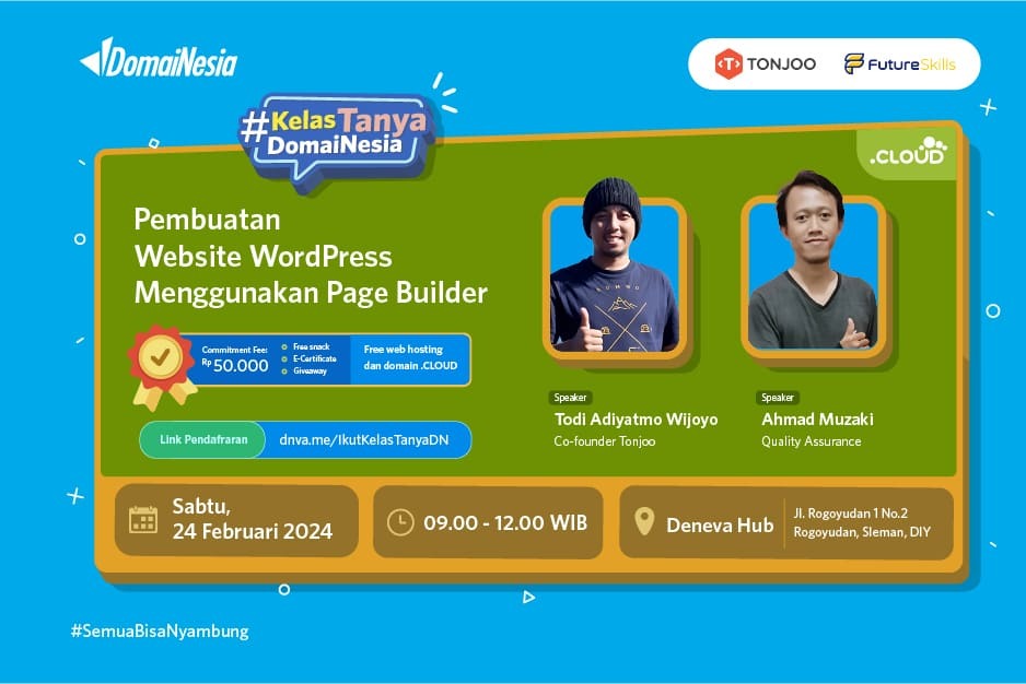 Workshop: Pembuatan Website WordPress Menggunakan Page Builder - Yogyakarta