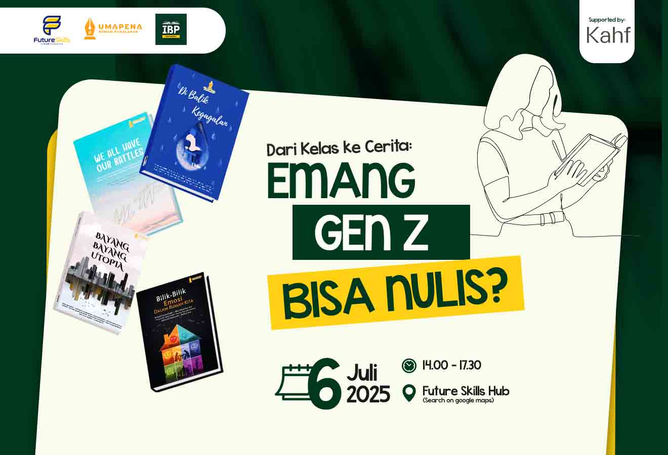 Book Launching & Talkshow "Dari Kelas ke Cerita: Emang Gen Z Bisa Nulis?"