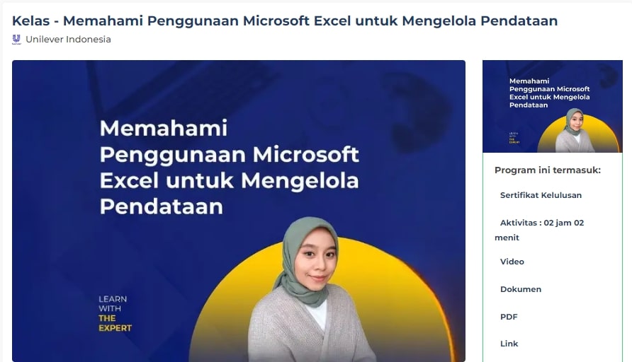 Kelas Exel Ms Excel Di Future Skills