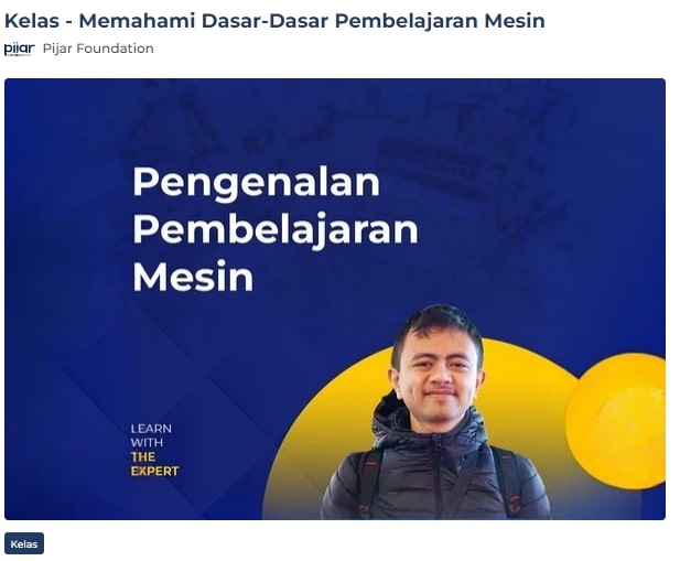 Pelatihan Machine Learning Jarak Jauh